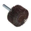 3M Aluminium Oxide Abrasive Wheel, 40 mm Diameter, P80 Grit, Flap Wheel, 6 mm Shank Size, Max Speed 19000rpm FC110075577