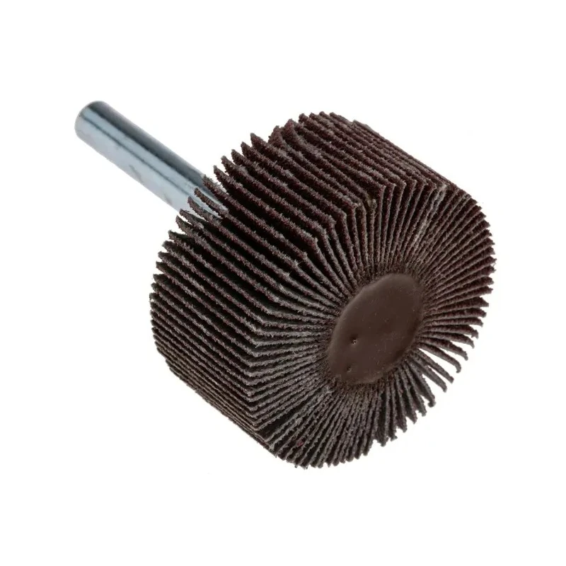 3M Aluminium Oxide Abrasive Wheel, 40 mm Diameter, P80 Grit, Flap Wheel, 6 mm Shank Size, Max Speed 19000rpm FC110075577