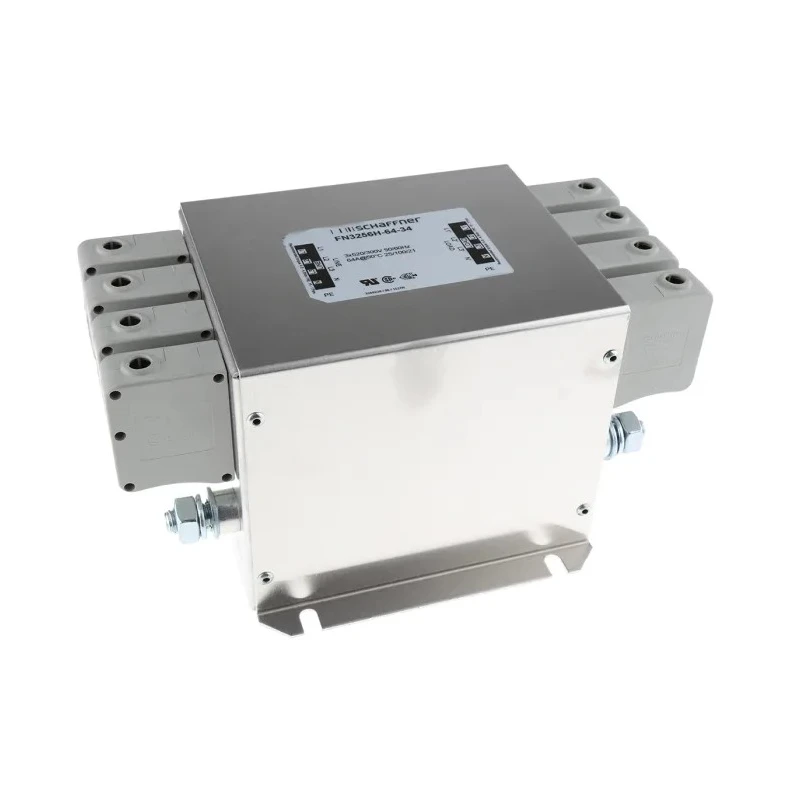 Schaffner Chassis Mount EMI Filter 64 A 520V AC 60Hz Terminal Block 3 Phase FN3256