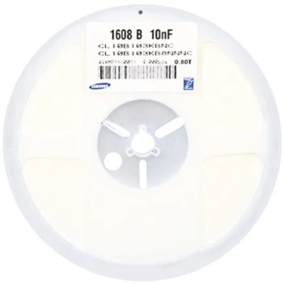 Samsung Electro-Mechanics 10 pF 50V dc ±0.25 pF Tolerance Multilayer Ceramic Capacitor Surface Mount CL10C100CB8NNNC