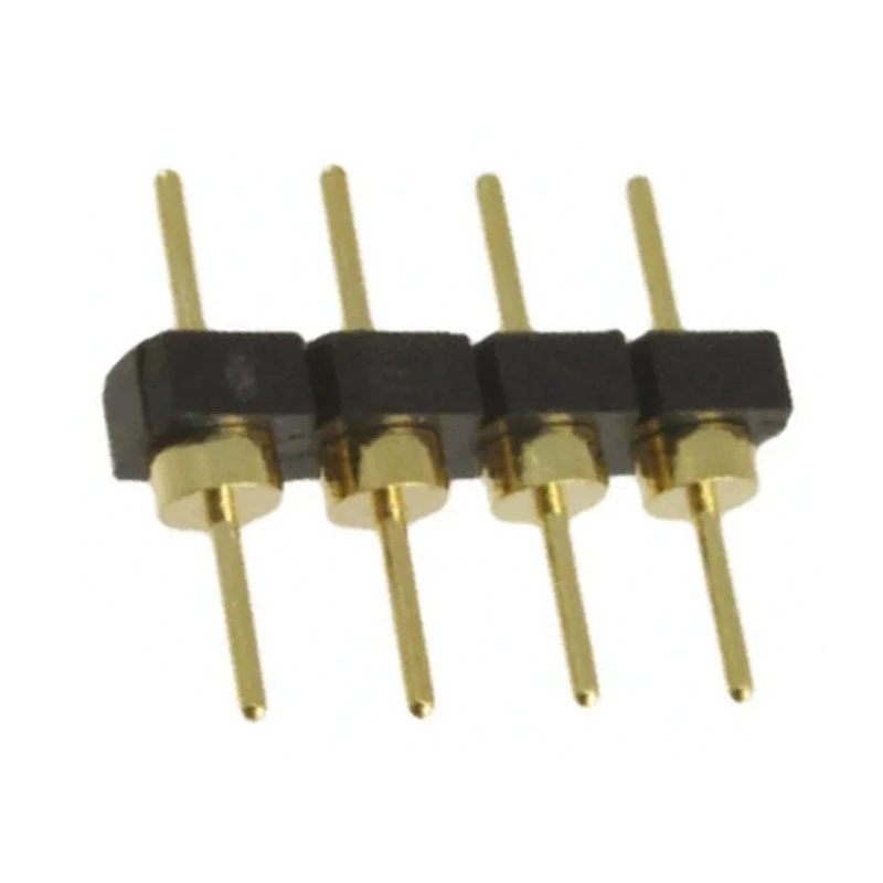 Samtec BBL Series Straight Through Hole Pin Header 4 Contact 2.54 mm Pitch 1 Row Unshrouded BBL-104-G-E