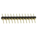Samtec BBL Series Straight Through Hole Pin Header 12 Contacts 2.54 mm Pitch 1 Row Unshrouded BBL-112-G-F