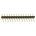 Samtec BBL Series Straight Through Hole Pin Header 14 Contacts 2.54 mm Pitch 1 Row Unshrouded BBL-114-G-E