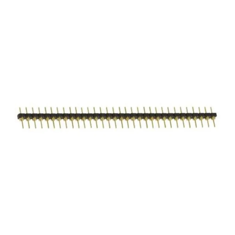 Samtec BBL Series Straight Through Hole Pin Header, 32 Contacts, 2.54 mm Pitch, 1 Row, Unshrouded BBL-132-G-F