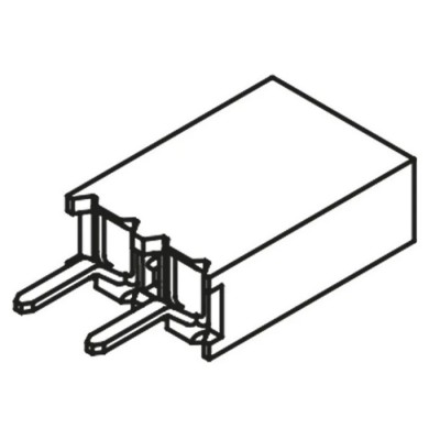 Samtec BCS Series Straight Through Hole PCB Socket, 2-Contact, 1 Row, 2.54 mm Pitch, 475 V, 4.6 A Current BCS-102-L-S-TE