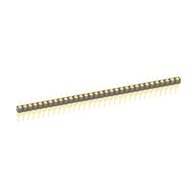 Samtec BBS Series 32 Contact Straight Through Hole Pin Header 2.54mm Pitch 1 Row Unshrouded BBS-132-G-A