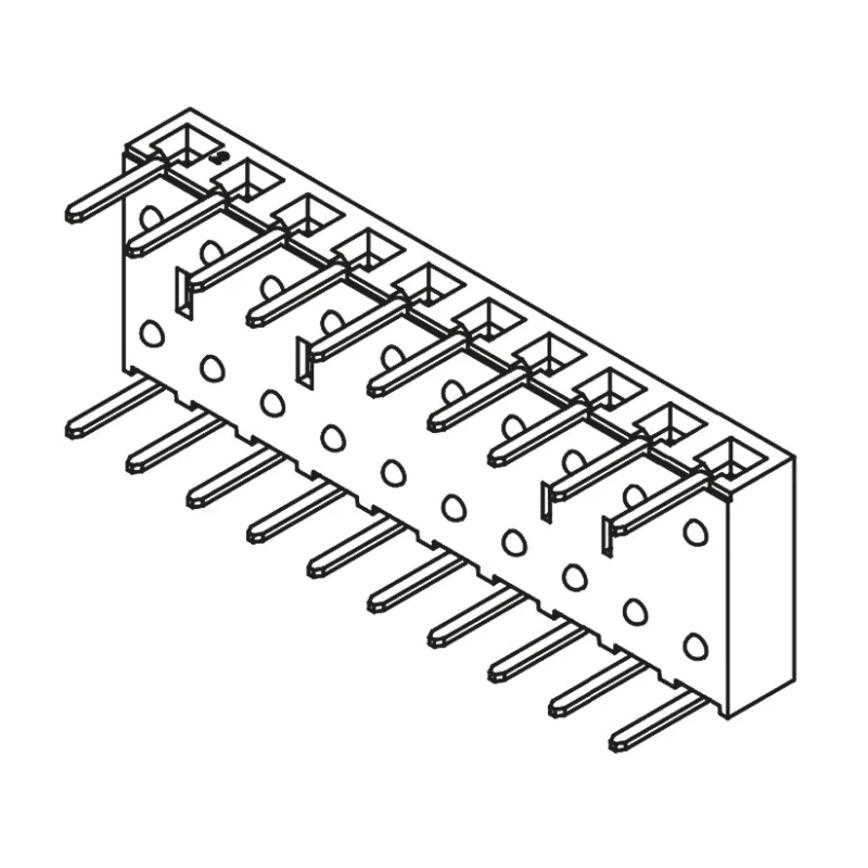 Samtec BCS Series Right Angle Through Hole PCB Socket, 10-Contact, 1 Row, 2.54 mm Pitch, 450V, 5.9A Current BCS-110-L-S-HE