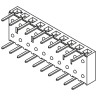 Samtec BCS Series Right Angle Through Hole PCB Socket, 10-Contact, 1 Row, 2.54 mm Pitch, 450V, 5.9A Current BCS-110-L-S-HE