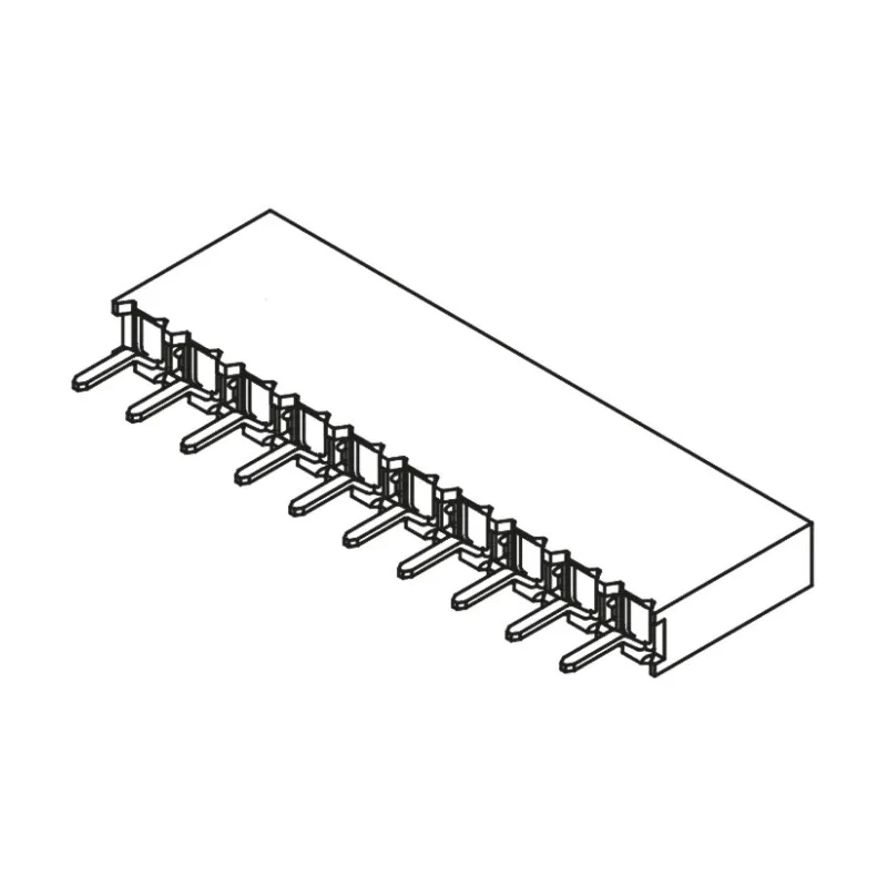 Samtec 10-Contact, 1 Row, 2.54 mm Pitch Straight Through Hole Board-to-Board PCB Socket BCS-110-L-S-TE