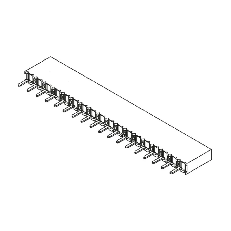 Samtec BCS Series Straight Through Hole PCB Socket, 18-Contact, 1 Row, 2.54 mm Pitch, 4.6A, 475V, Through BCS-118-L-S-TE