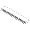 Samtec BCS Series Straight Through Hole PCB Socket, 18-Contact, 1 Row, 2.54 mm Pitch, 4.6A, 475V, Through BCS-118-L-S-TE