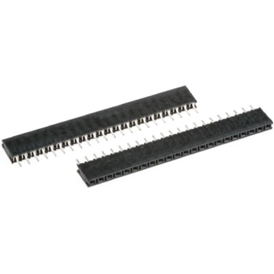 Samtec BCS Series Straight Through Hole PCB Socket, 22-Contact, 1 Row, 2.54 mm Pitch, Through Hole Mount BCS-122-L-S-TE