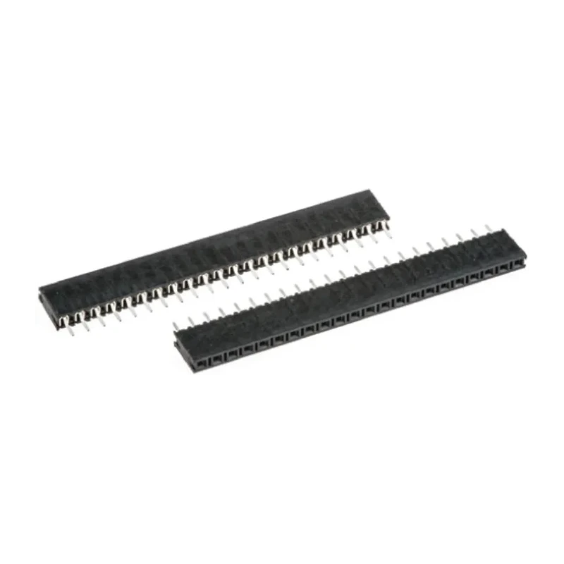 Samtec BCS Series Straight Through Hole PCB Socket, 22-Contact, 1 Row, 2.54 mm Pitch, Solder Termination BCS-122-L-S-TE