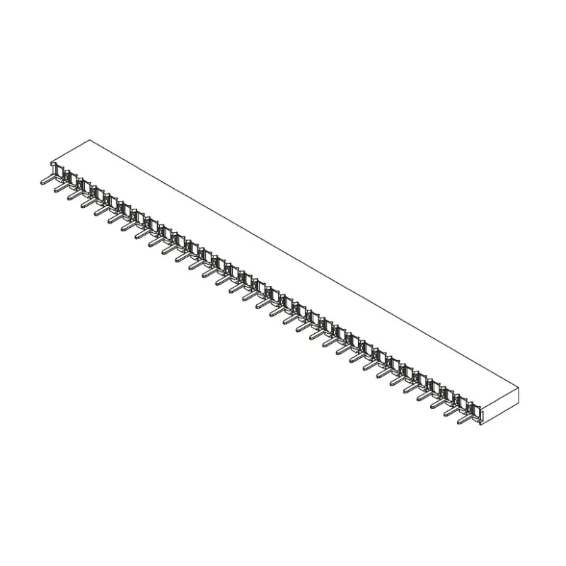 Samtec BCS Series 32-Contact, 1 Row Straight Through Hole PCB Socket, 2.54 mm Pitch, 475V, 4.6A BCS-132-L-S-TE