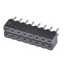 Samtec CES Series Straight Through Hole PCB Socket 16-Contact 2 Row 2.54 mm Pitch CES-108-01-T-D