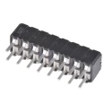 Samtec CES Series Straight Through Hole PCB Socket 16-Contact 2 Row 2.54 mm Pitch CES-108-01-T-D