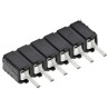 Samtec CES Series Straight Through Hole PCB Socket 6-Contact 1 Row 2.54 mm Pitch Through Hole CES-106-01-T-S