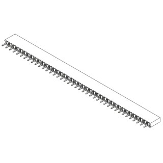 Samtec BCS Series Straight Through Hole PCB Socket 40-Contact 1 Row 2.54 mm Pitch Solder BCS-140-L-S-TE