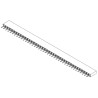 Samtec BCS Series Straight Through Hole PCB Socket, 40-Contact, 1 Row, 2.54 mm Pitch, Solder Termination BCS-140-L-S-TE