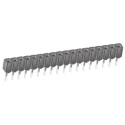 Samtec CES Series Straight Through Hole PCB Socket 18-Contact 1 Row 2.54 mm Pitch Through Hole CES-118-01-T-S