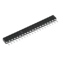 Samtec CES Series Straight Through Hole PCB Socket, 20-Contact, 1 Row, 2.54 mm Pitch, 12A, 333V CES-120-01-T-S