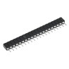 Samtec CES Series Straight Through Hole PCB Socket, 20-Contact, 1 Row, 2.54 mm Pitch, 12A, 333V CES-120-01-T-S