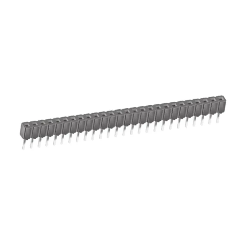 Samtec CES Series 26-Contact 1 Row 2.54 mm Pitch Through Hole PCB Socket CES-126-01-T-S