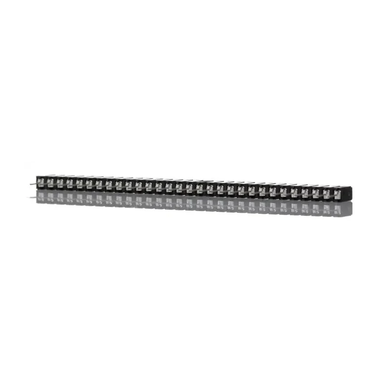 Samtec CES Series Straight Through Hole PCB Socket 30-Contact 1 Row 2.54 mm Pitch 12A Current Rating CES-130-01-T-S