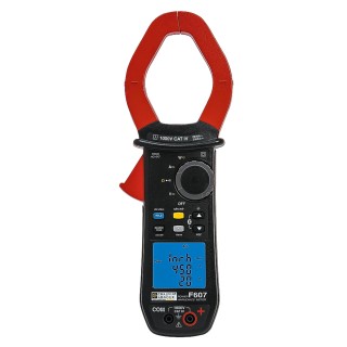 Chauvin Arnoux Power and Harmonics Clamp Meter 3000 A dc 2000 A ac 1400 V dc CAT III, CAT IV F607 P01120967