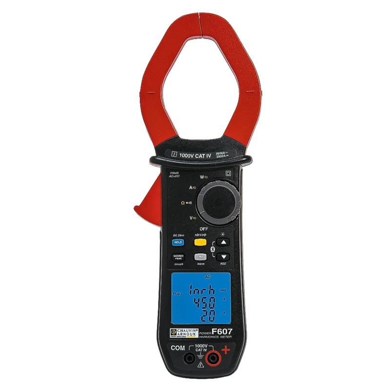 Chauvin Arnoux Power and Harmonics Clamp Meter 3000 A dc 2000 A ac 1400 V dc CAT III, CAT IV F607 P01120967