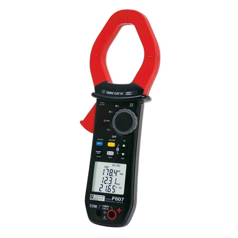 Chauvin Arnoux Power and Harmonics Clamp Meter 3000 A dc 2000 A ac 1400 V dc CAT III, CAT IV F607 P01120967