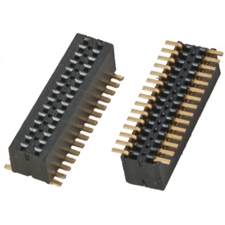 Samtec CLE Series Straight Surface PCB Socket 10-Contact 2 Row 1.2 mm Pitch Solder CLE-105-01-G-DV