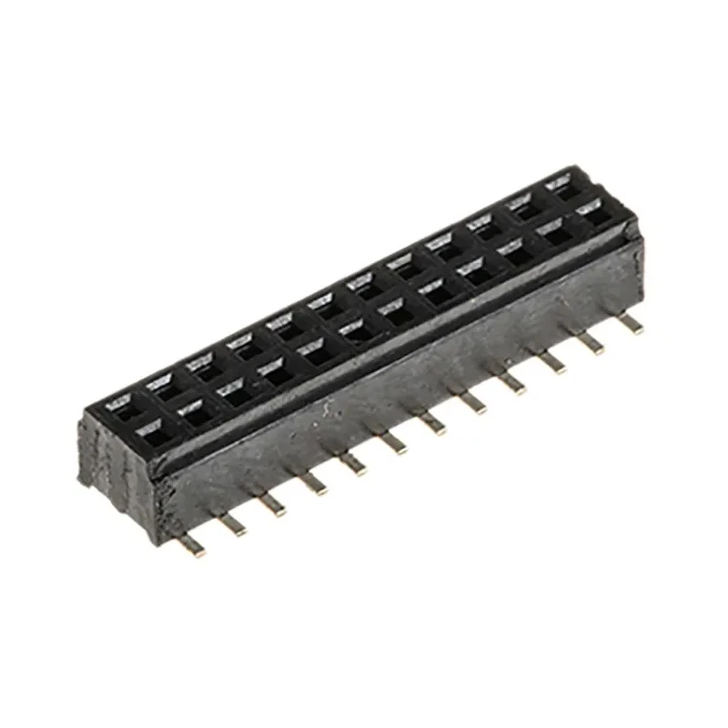 Samtec CLM Series Straight Surface PCB Socket, 24-Contact, 2 Row, 1 mm Pitch, 270 V, 12 A, Liquid Crystal CLM-112-02-L-D