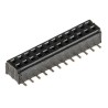Samtec Straight Surface 24-Contact 2-Row Board-to-Board PCB Socket 1mm Pitch 270V Current 12A CLM-112-02-L-D