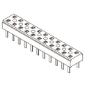 Samtec CLT Series Straight Through Hole PCB Socket 10-Contact 2 Row 2 mm Pitch Solder CLT-105-01-L-D