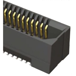 Samtec ERF8 Series Straight Surface PCB Socket, 100-Contact, 2 Row, 0.8 mm Pitch, 200V, 1.4A Current 
