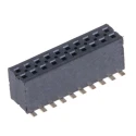 Samtec FLE Series Straight Surface Mount PCB Socket 20-Contact 2 Row 1.27 mm Pitch FLE-110-01-G-DV