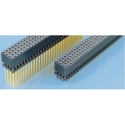Samtec PCB Socket Board-to-Board 120-Contact, 4 Row, 2 mm Pitch Through Hole, Straight Orientation ESQT-130-03-M-Q-368