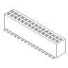 Samtec FLE Series Straight Surface PCB Socket, 50-Contact, 2 Row, 1.27 mm Pitch Surface Mount FLE-125-01-G-DV