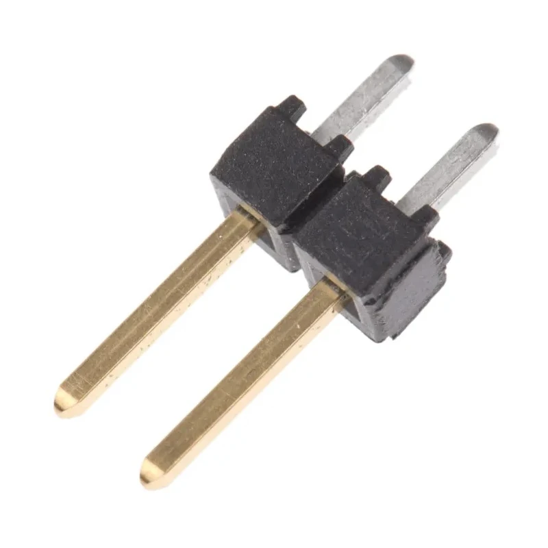 Samtec TSW Series Straight Through Hole Pin Header 2 Contact 2.54 mm Pitch 465V AC 4.7A TSW-102-07-L-S