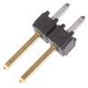 Samtec TSW Series Straight Through Hole Pin Header 2 Contact 2.54 mm Pitch 465V AC 4.7A TSW-102-07-L-S