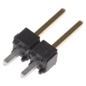 Samtec TSW Series Straight Through Hole Pin Header 2 Contact 2.54 mm Pitch 465V AC 4.7A TSW-102-07-L-S