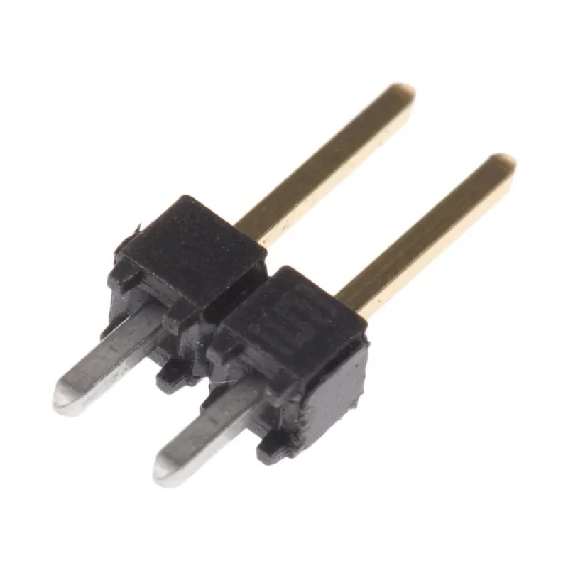 Samtec TSW Series Straight Through Hole Pin Header 2 Contact 2.54 mm Pitch 465V AC 4.7A TSW-102-07-L-S