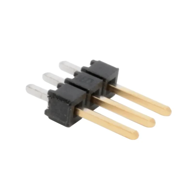 Samtec TSW Series Straight Through Hole Pin Header, 3 Contacts, 2.54 mm Pitch, 1 Row, Unshrouded TSW-103-07-L-S