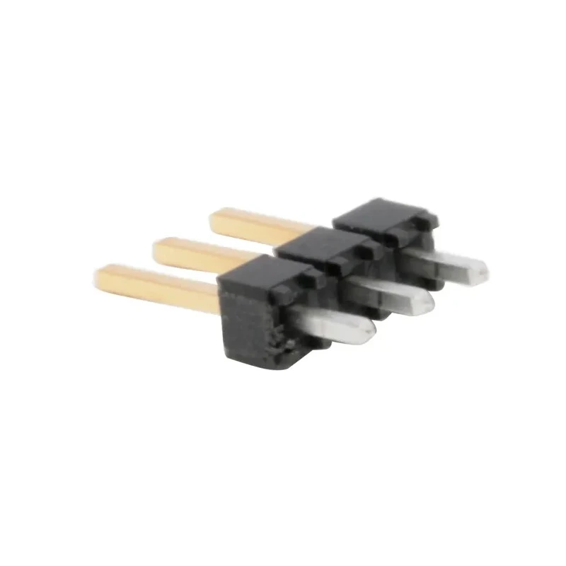 Samtec TSW Series Straight Through Hole Pin Header, 3 Contacts, 2.54 mm Pitch, 1 Row, Unshrouded TSW-103-07-L-S