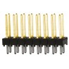 Samtec TSW Series Straight Through Hole Pin Header, 16 Contacts, 2.54 mm Pitch, 2 Row, Unshrouded TSW-108-14-L-D
