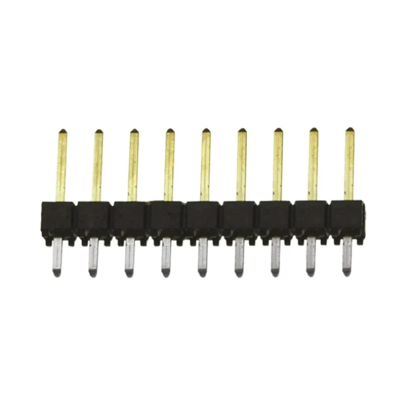 Samtec TSW Series 9 Contact Straight Through Hole Pin Header 2.54 mm Pitch 1 Row Unshrouded TSW-109-07-L-S
