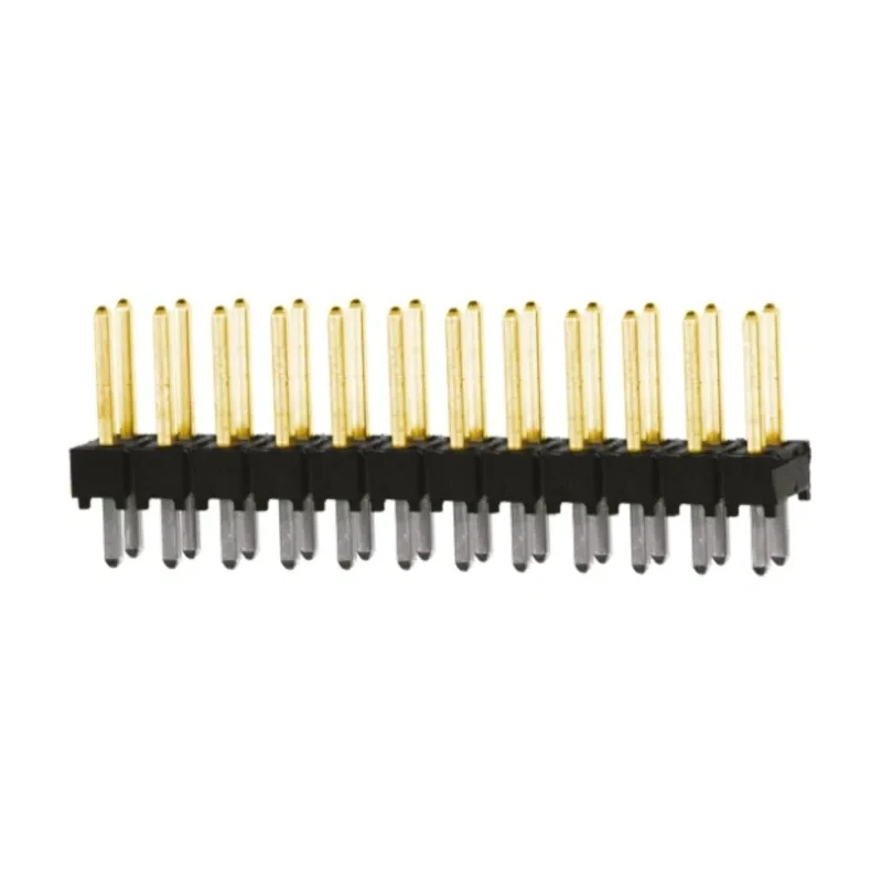 Samtec TSW Series Straight Through Hole Pin Header 24 Contacts 2.54 mm Pitch 2 Row Unshrouded TSW-112-07-L-D