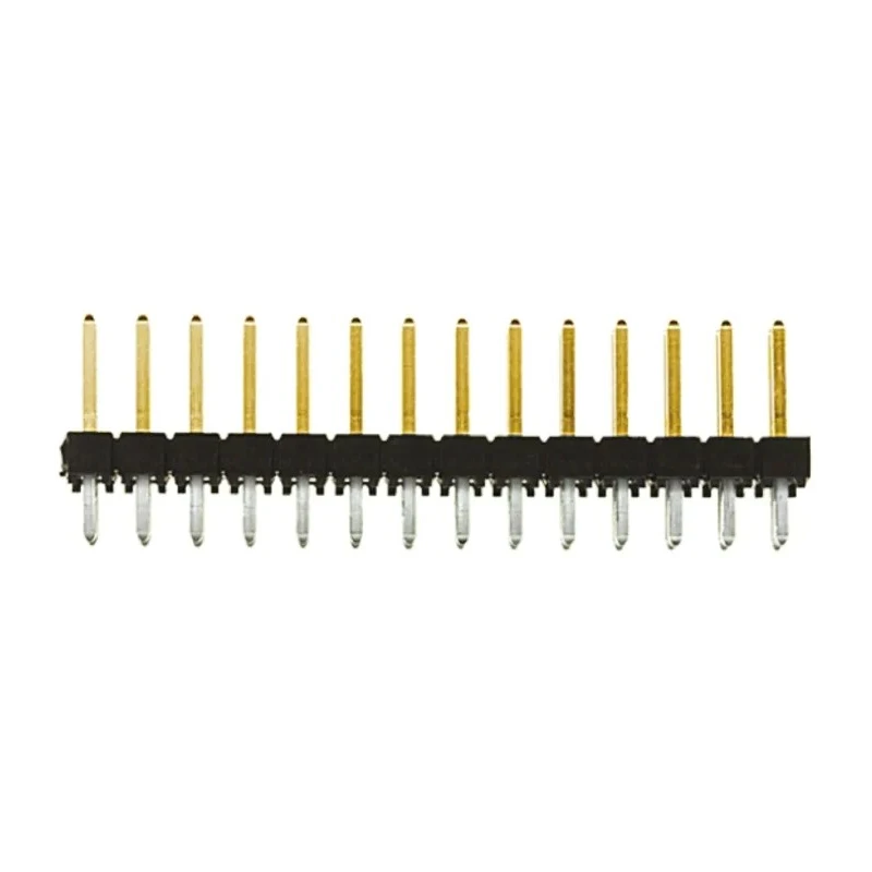 Samtec TSW Series Straight Through Hole Pin Header 28 Contact 2.54 mm Pitch 2 Row Unshrouded TSW-114-07-L-D