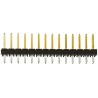 Samtec TSW Series Straight Through Hole Pin Header 28 Contact 2.54 mm Pitch 2 Row Unshrouded TSW-114-07-L-D